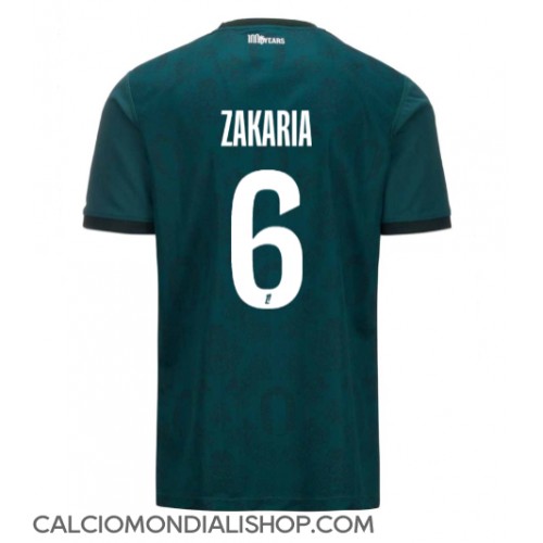 Maglie da calcio AS Monaco Denis Zakaria #6 Seconda Maglia 2024-25 Manica Corta